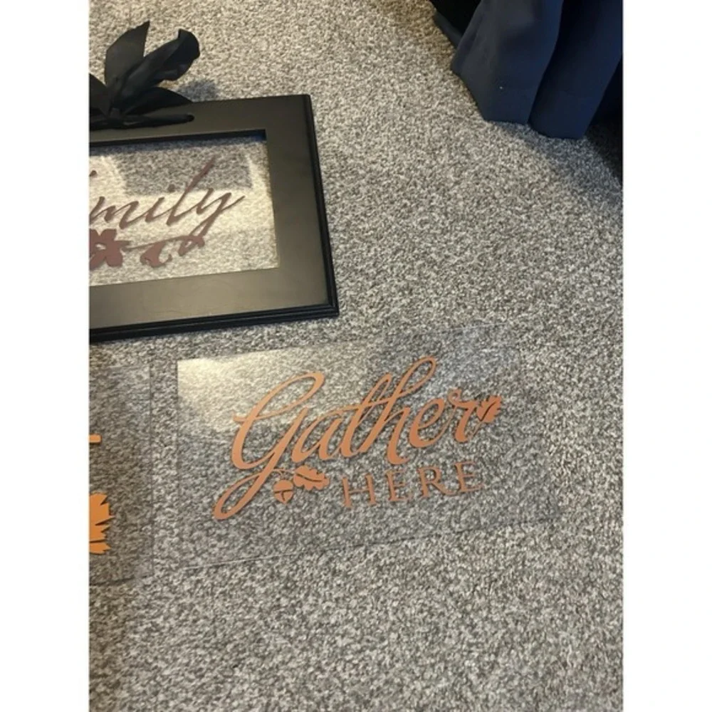 Frameworks Frame With 3 Inserts Halloween Gather Here & Family Indoor Door Decor